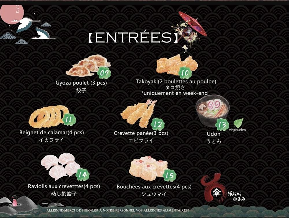 YUKIMI - Menu Image 2